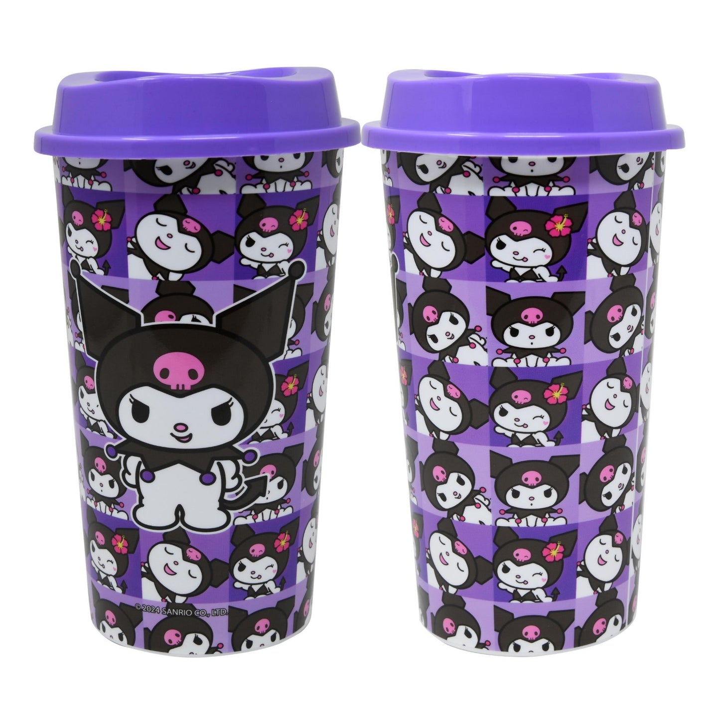 Hello Kitty Kuromi 20 oz cup with lid