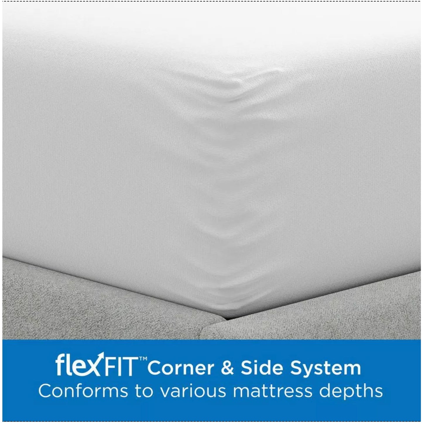 King Maximum Bed Bug and Allergy Mattress Protector White - AllerEase NEW