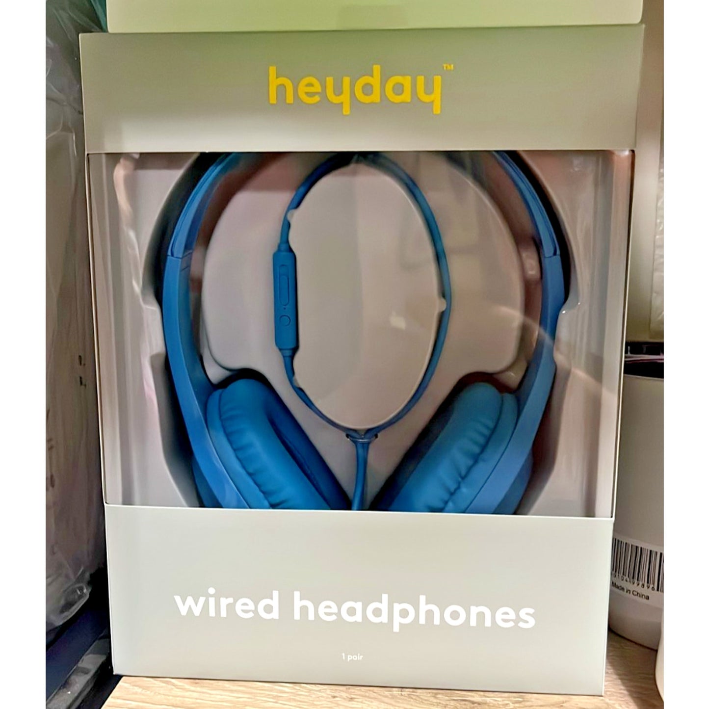Heyday Wired On-Ear Headphones Blue Teal New in Box