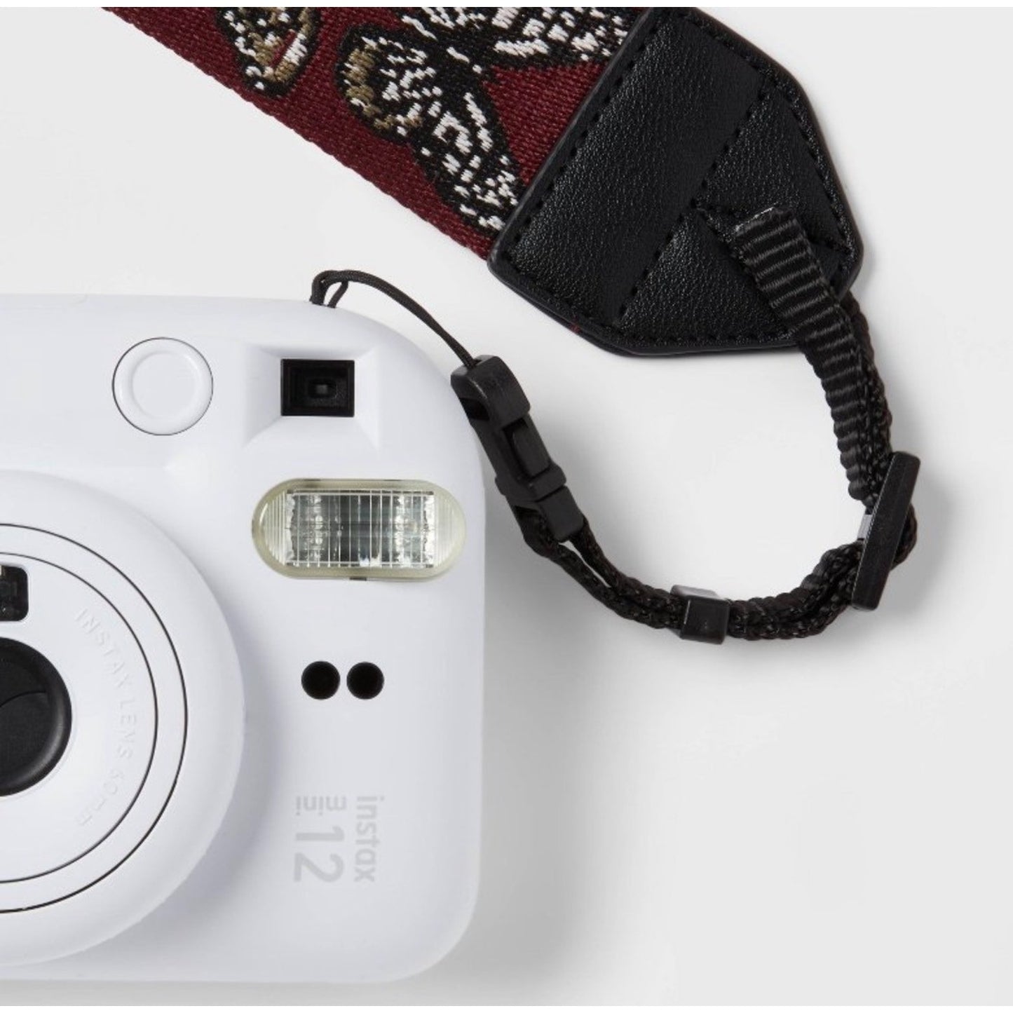 heyday Camera Strap – Dark Purple Butterfly Pattern – Adjustable – New