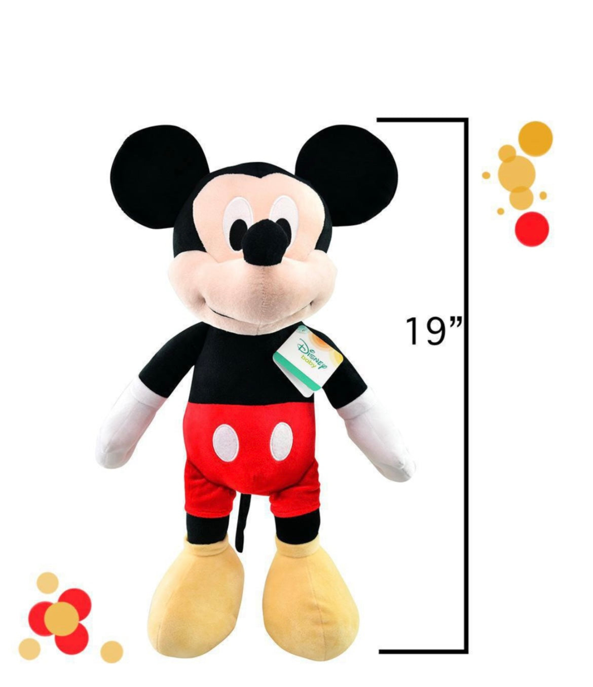 Mickey 19" Plush with Hangtag