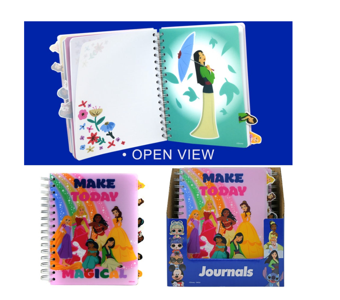 Princess Tabbed 144 pgs Journal in PDQ