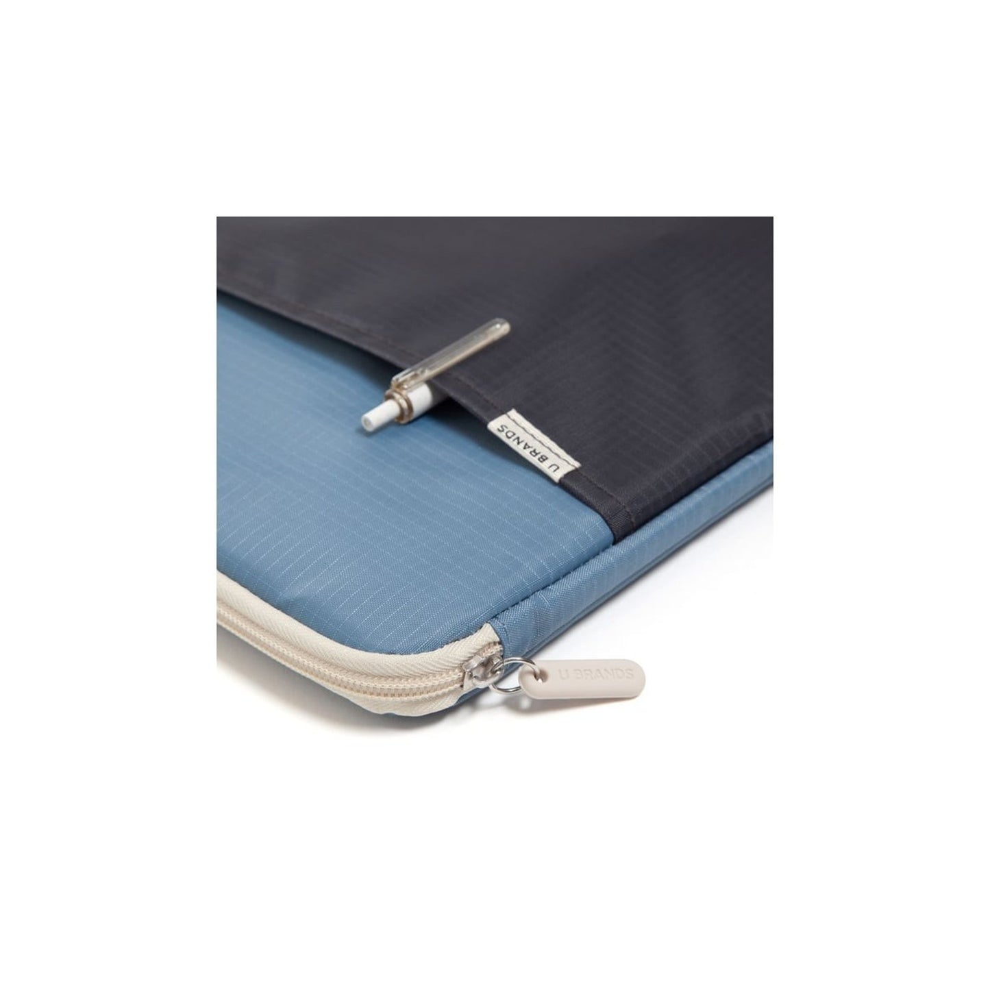 U Brands Blue Grid Patterned Laptop Pouch Up To 14 Inch Screen