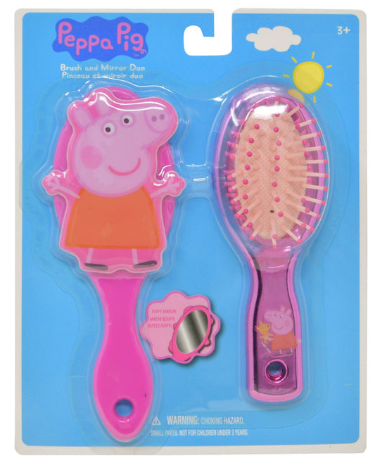 Peppa Pig Brush & Mirror on Card