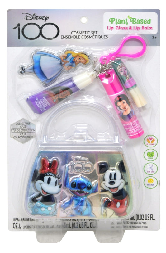 Disney's 100th Purse & Lip Gloss Set on card