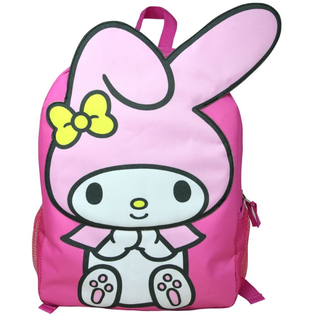 Wholesale Hello Kitty My Melody Front Body 16" Backpack with ears