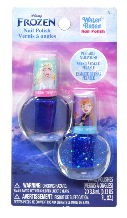 Frozen Nail Polish 2pk on Card Non Toxic, Paraben Free