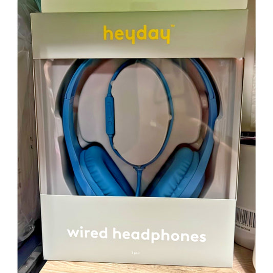 Heyday Wired On-Ear Headphones Blue Teal New in Box