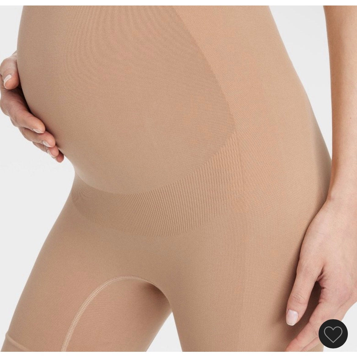 Shapewear Bike Shorts Maternity - Isabel Maternity by Ingrid & Isabel™ Taupe M