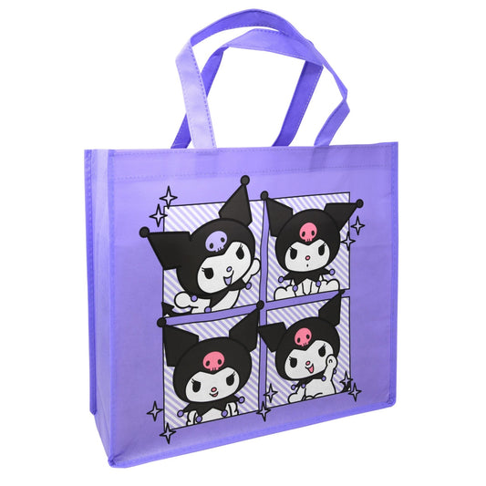 Wholesale Hello Kitty Kuromi Large Eco Friendly Non Woven Tote bag with Hangtag