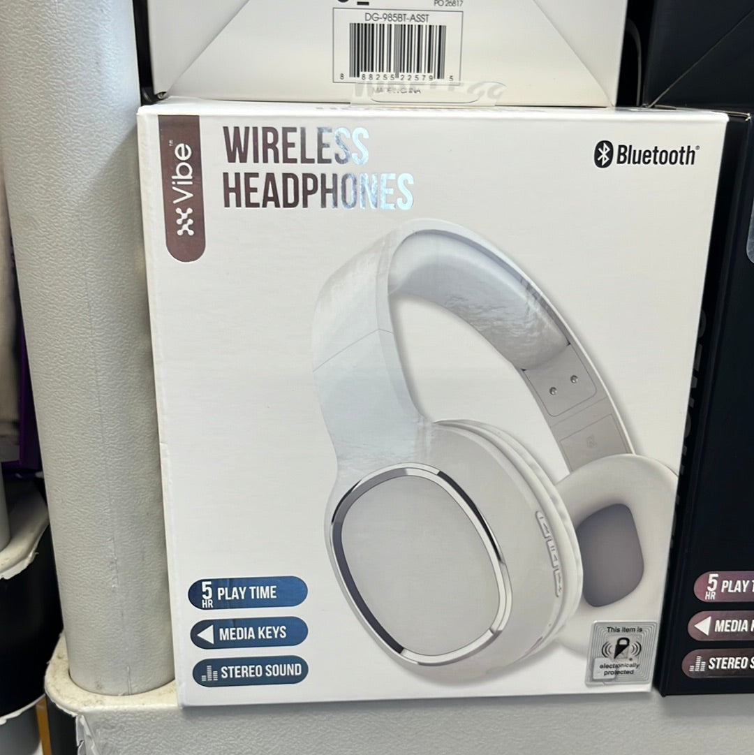 Vibe wireless headphones blanco