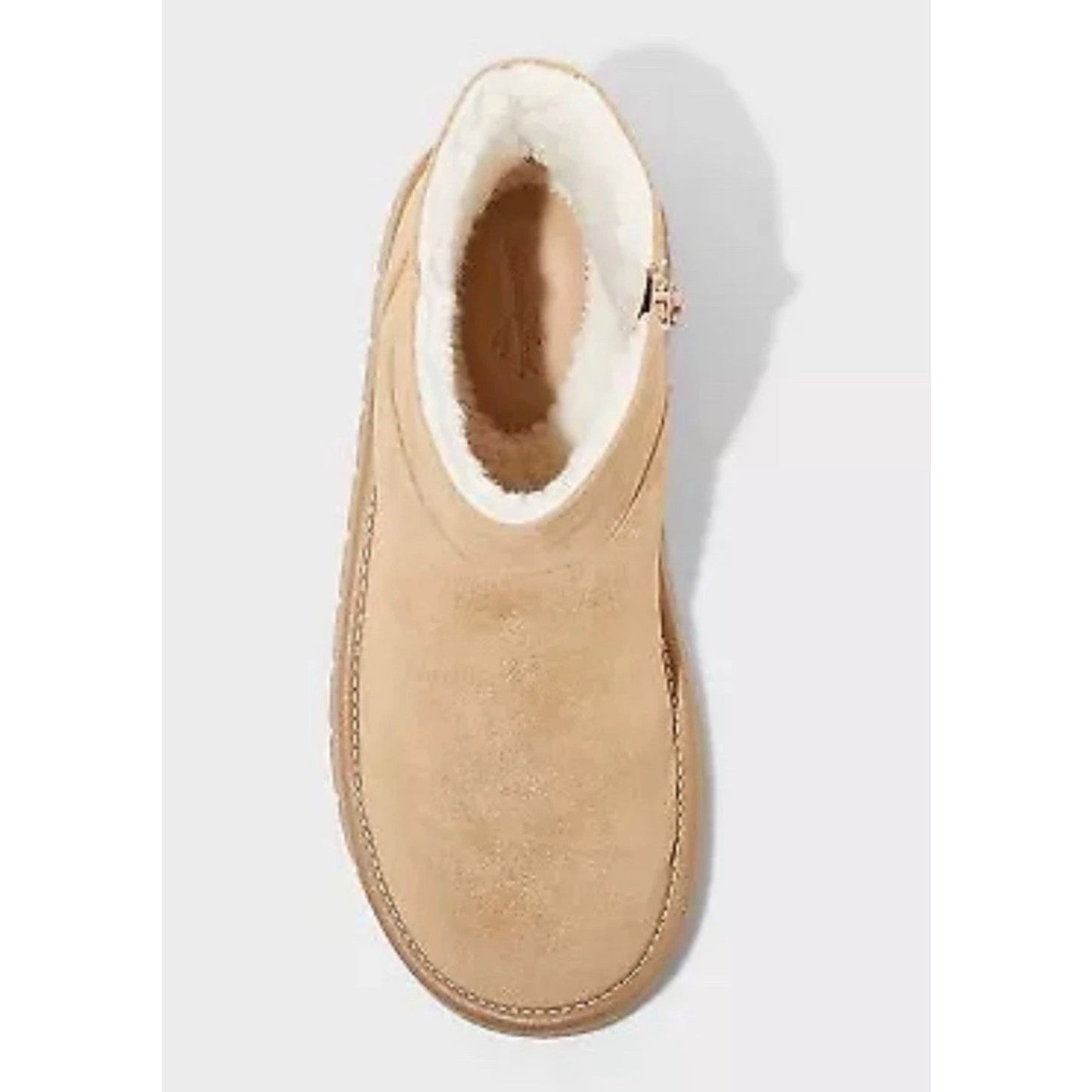 Universal Thread "May" Suede Booties with Memory Foam Insole Tan Size 8 NWT