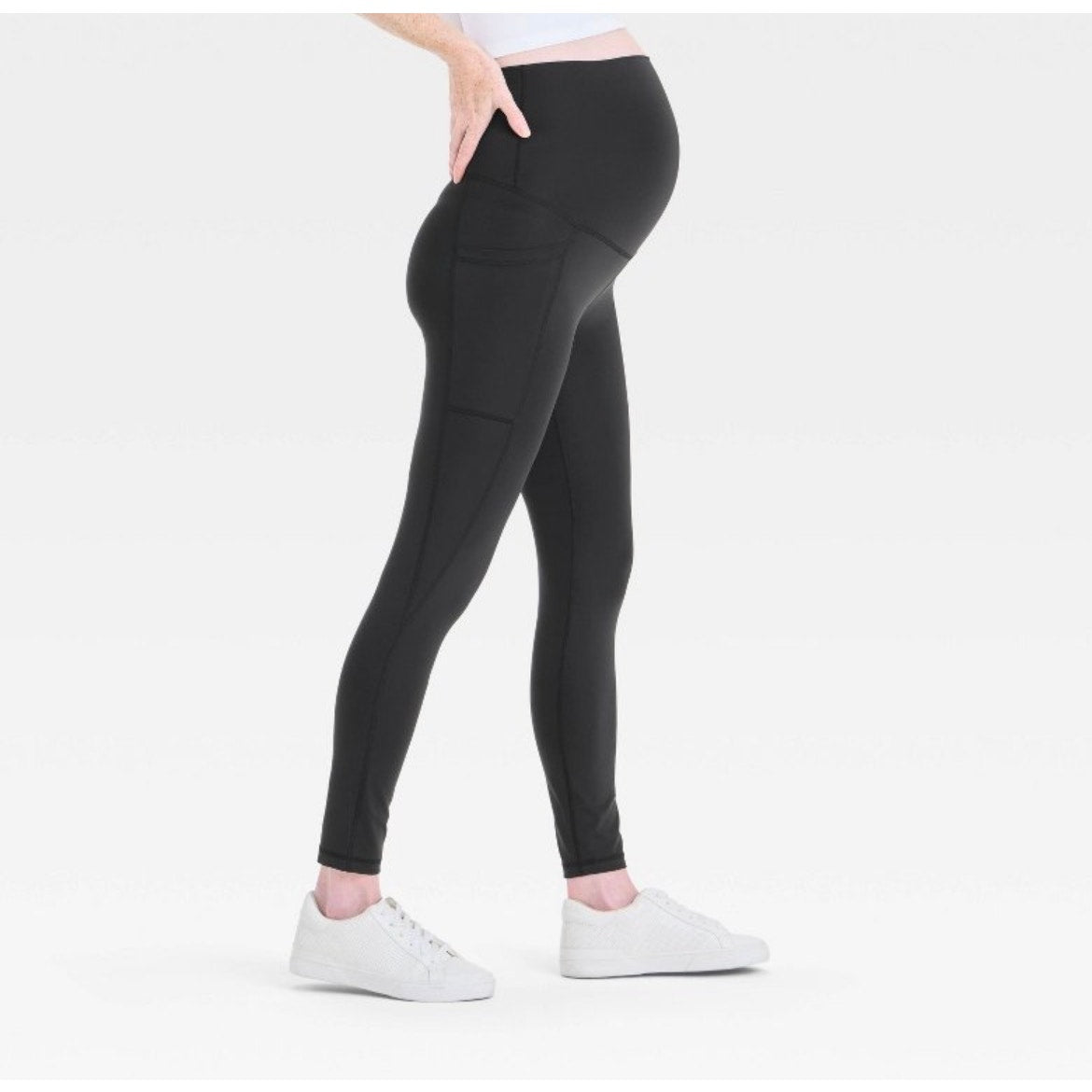 Over Belly High-Rise Poc Active Leggings Isabel Maternity by Ingrid & Isabel
