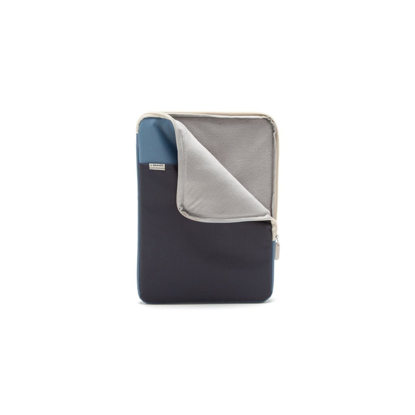 U Brands Blue Grid Patterned Laptop Pouch Up To 14 Inch Screen