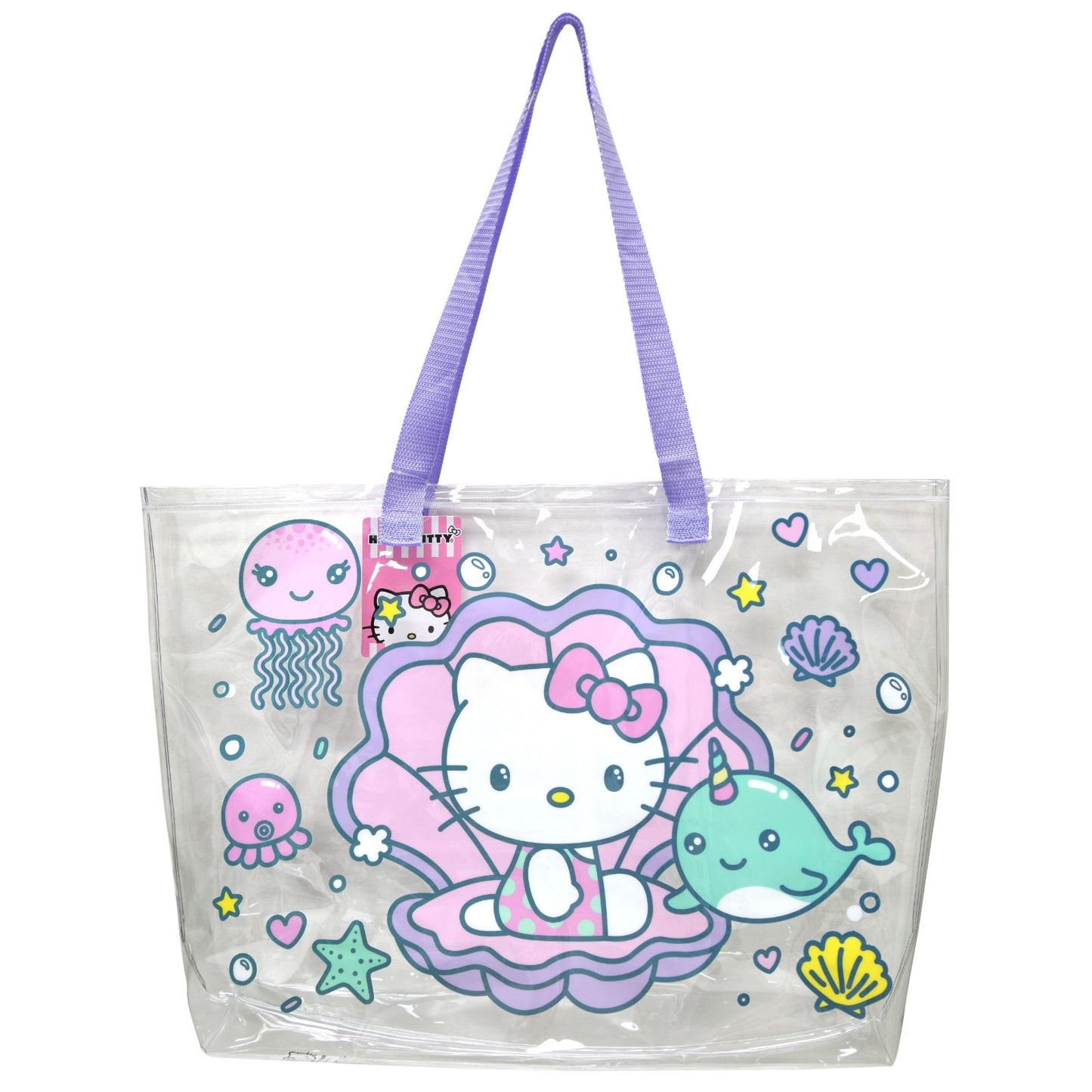 Hello Kitty Transparent Beach Tote Bag