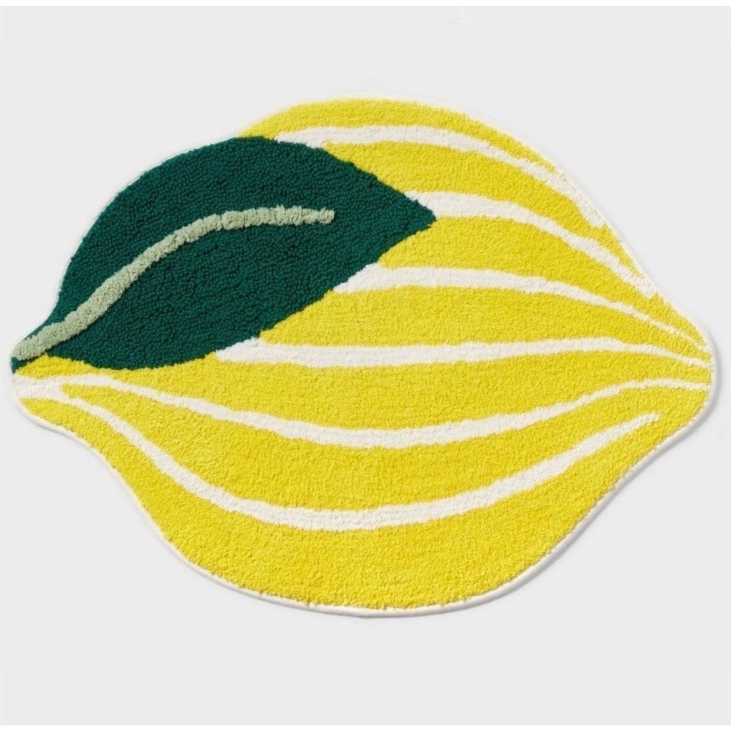 Pack 2 Lemon Bath Rug Non-Slip Washable Cotton 23x30 Room Essentials