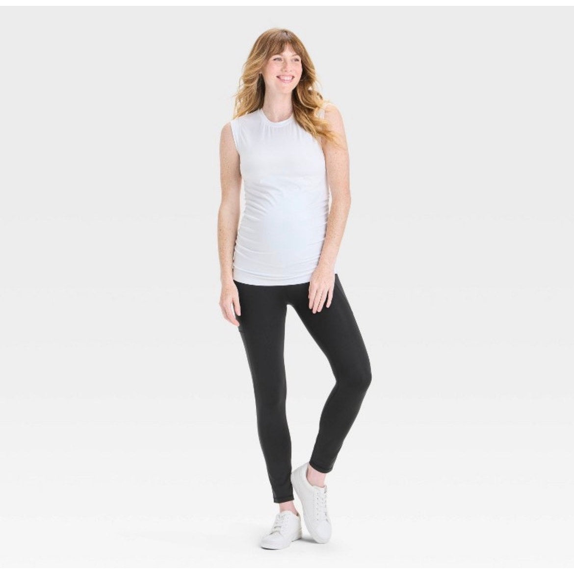Over Belly High-Rise Poc Active Leggings Isabel Maternity by Ingrid & Isabel
