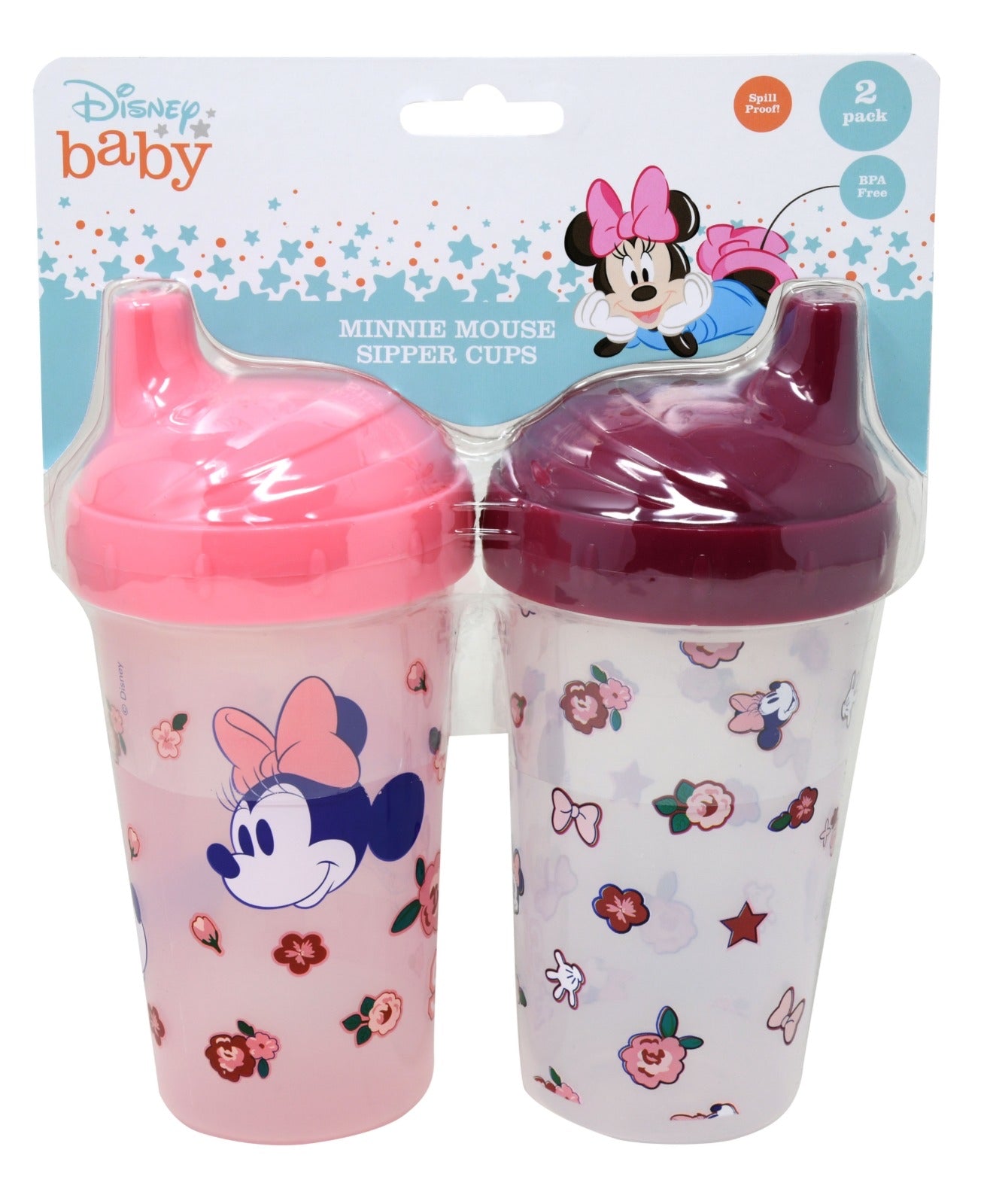 Minnie 2pk Hard Spout Sippy Cup