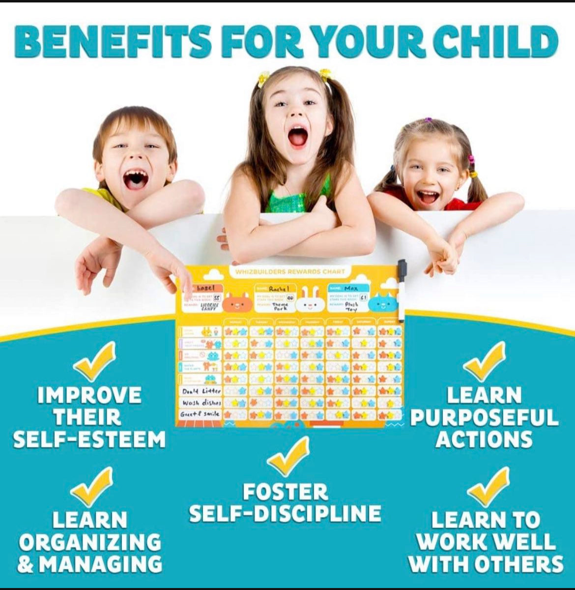 Rewards Chart Whizbuilders/ Pizarron De
Recompensas