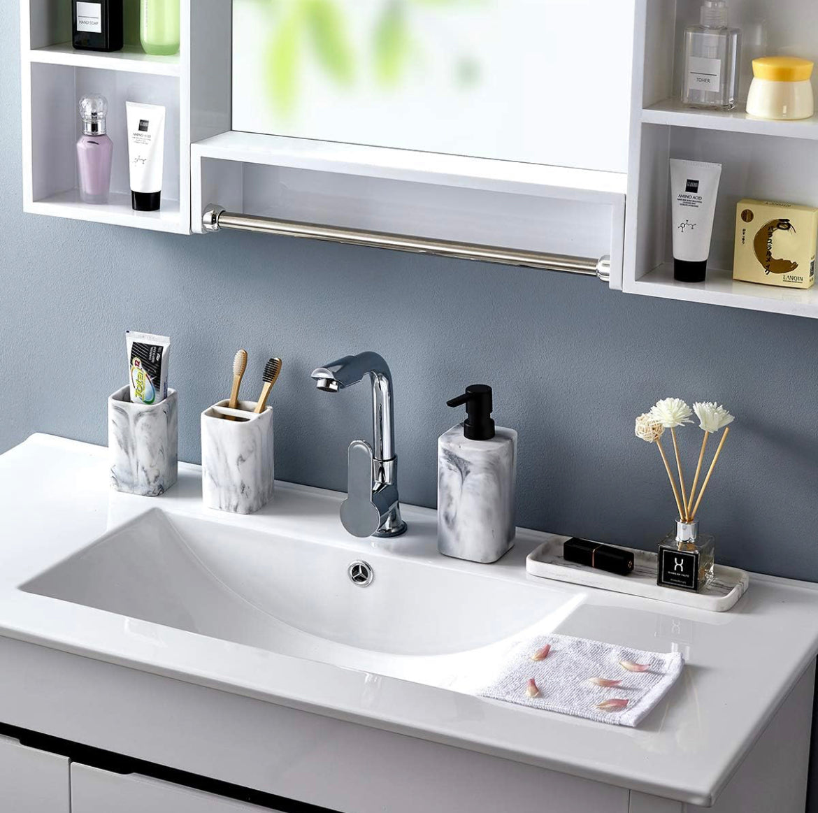 CCZ Juego de accesorios de baño, juego completo de accesorios de baño