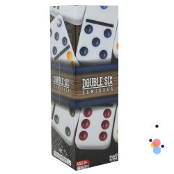 Fun Storm Dominoes Double Six in colored Box