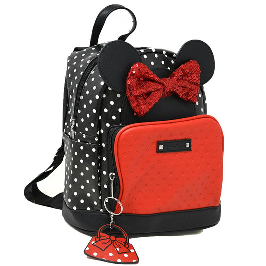 Minnie 10" Mini Deluxe Backpack with 1 Front pocket