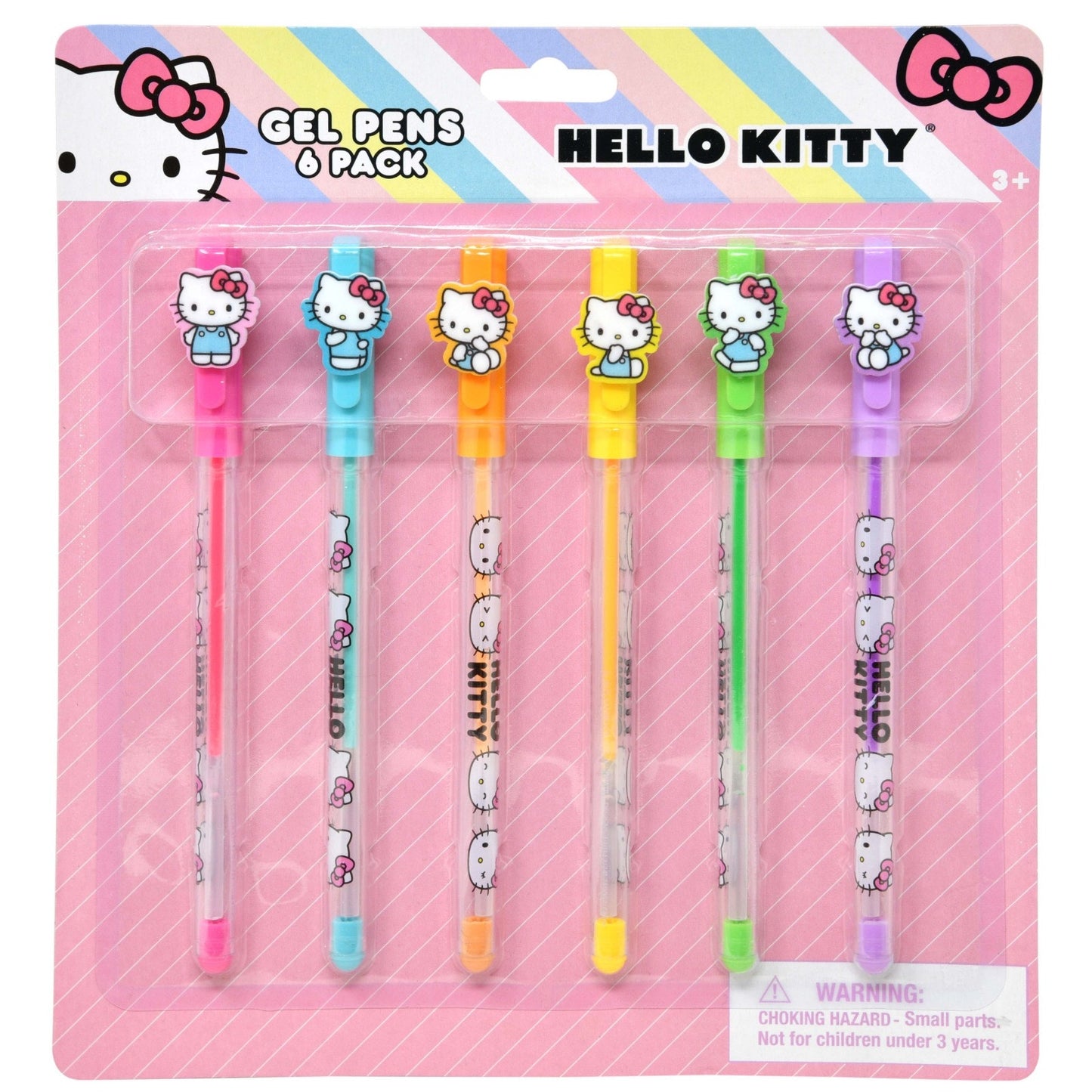 Hello Kitty 6pk pens on card