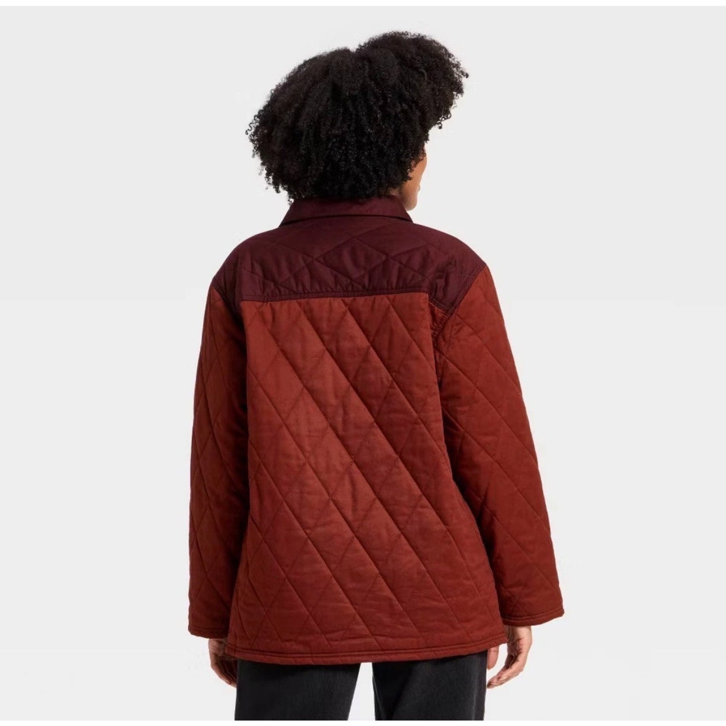 Black History Month Adult Quilted Shacket - Red M