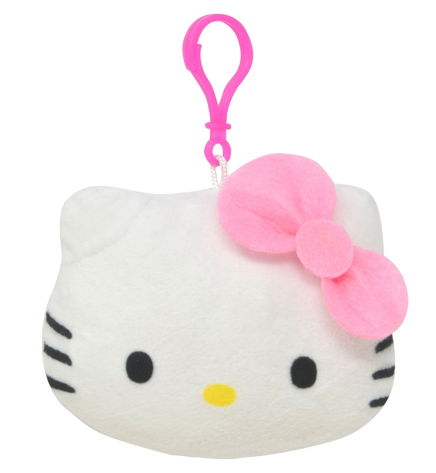 Hello Kitty 4" Pink Plush Head Zipper Pul