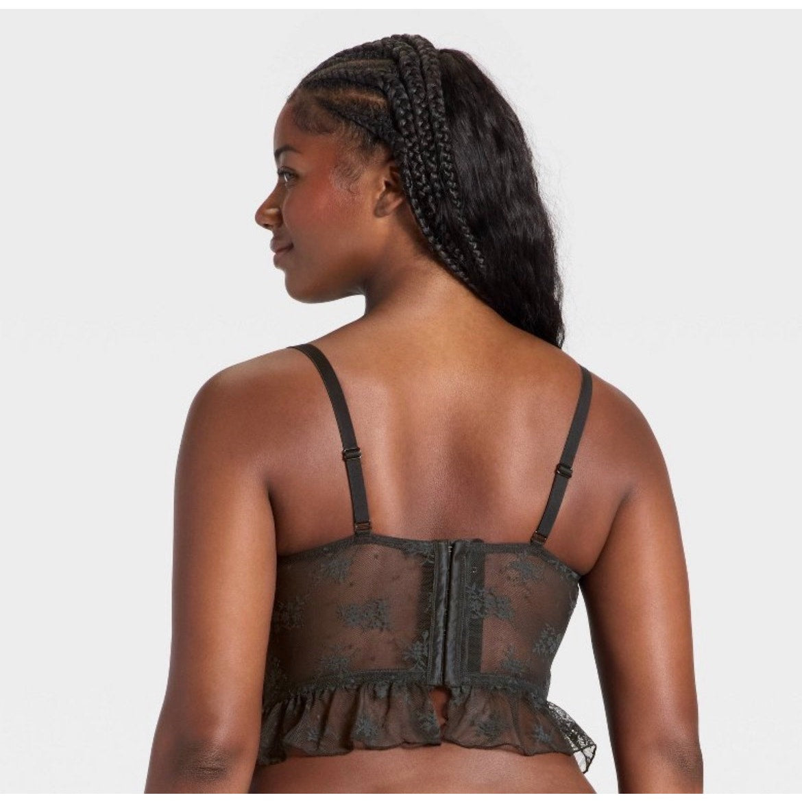 Women's Ruffle Lace Corset - Wild Fable