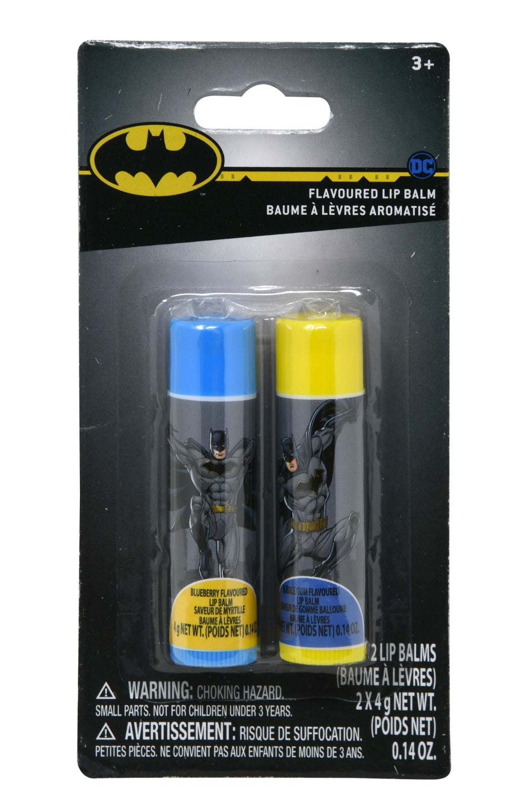 Batman 2pk lip balm on Card