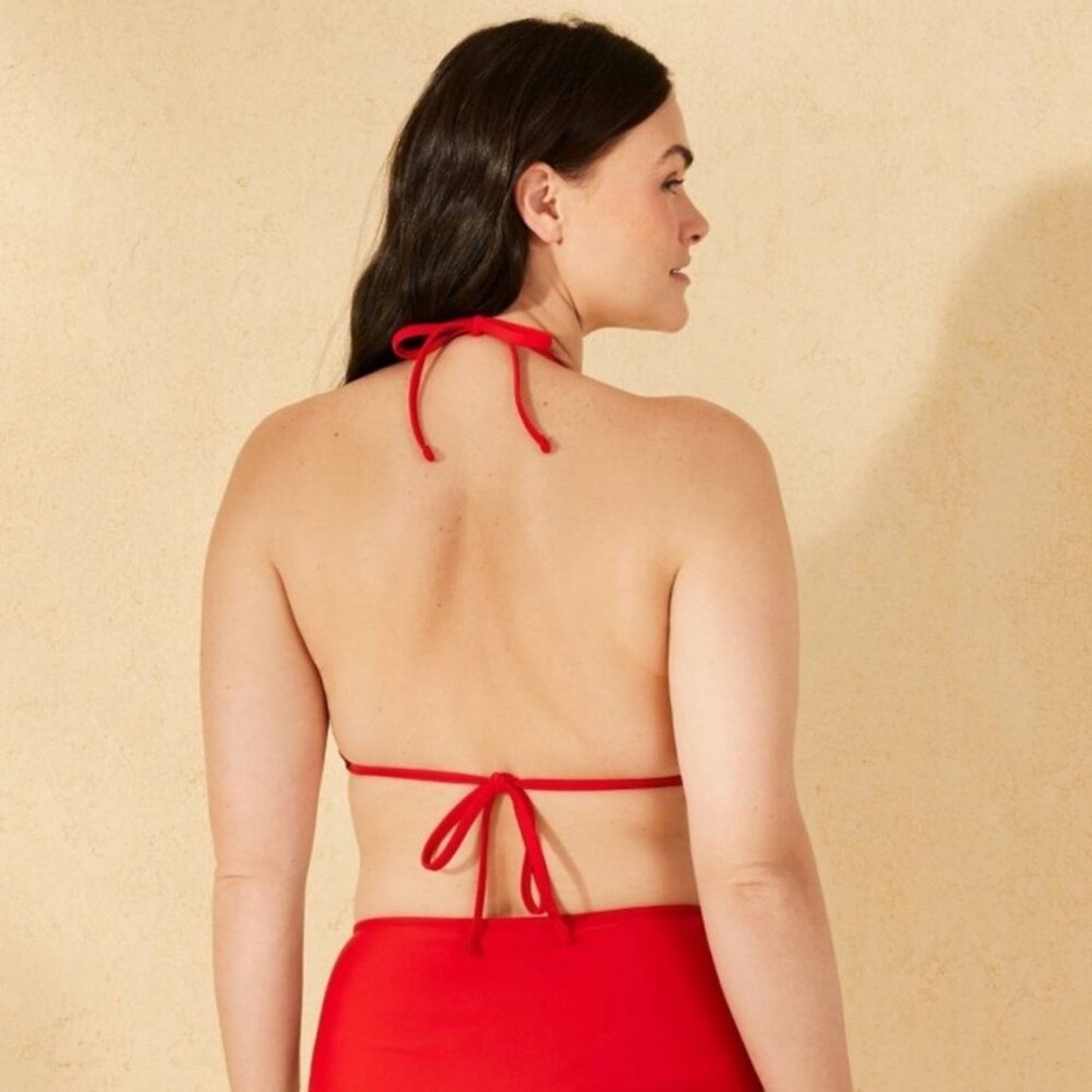 Triangle Bikini Top - Shade & Shore™ Red Nylon new Size M