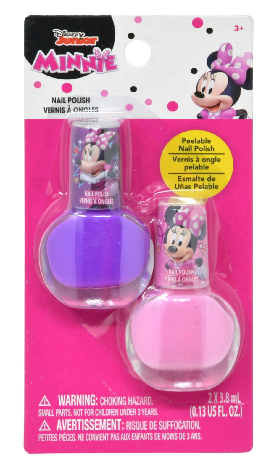 Minnie 2pk Nail Polish on Card