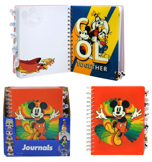 Mickey & Friends Tabbed 144 pgs Journal in PDQ