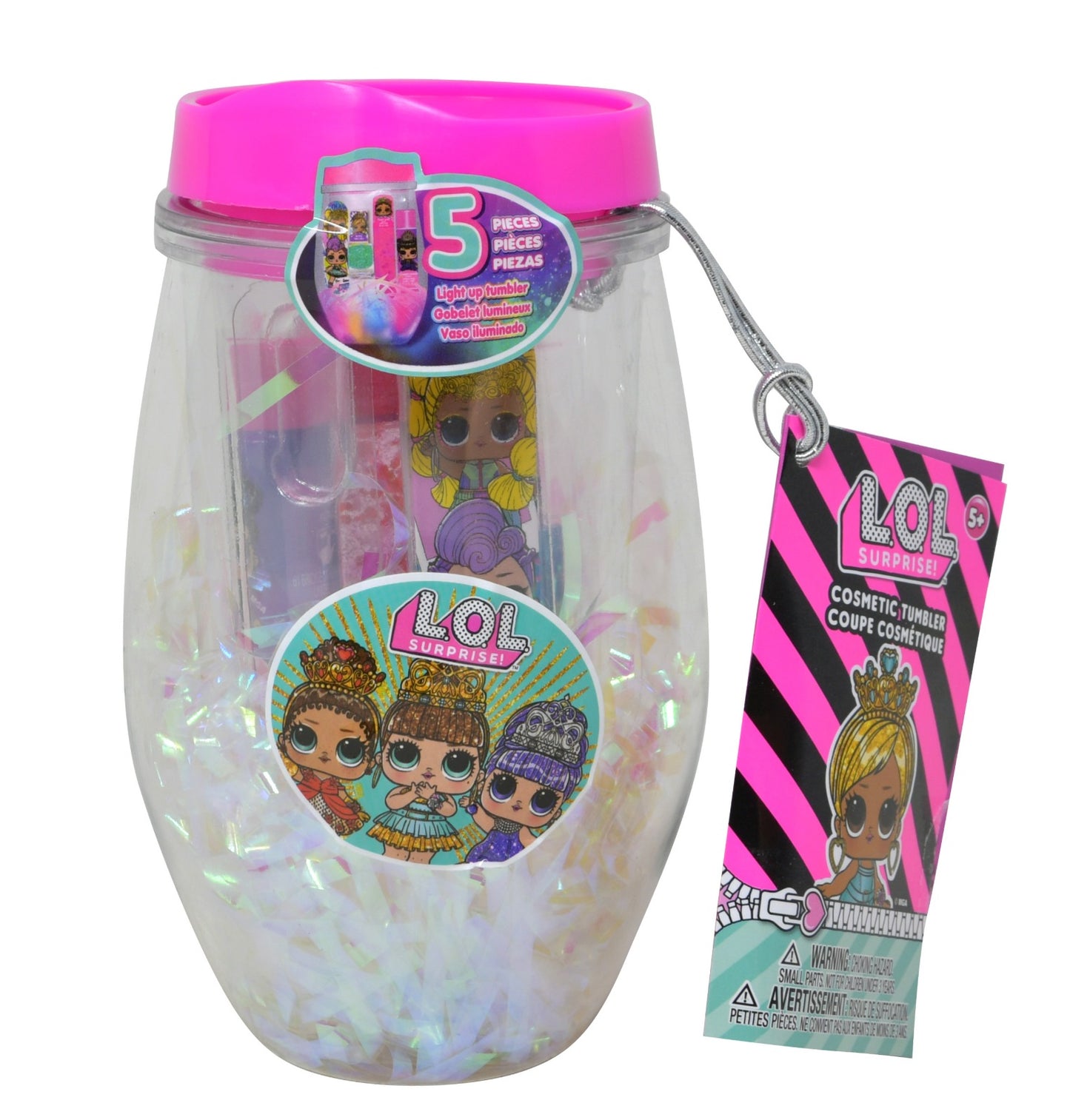 LOL OMG Light Up Tumbler w/Cosmetics