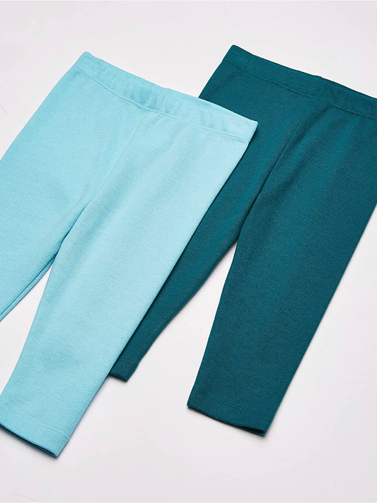 Hanes Leggings para bebé, pantalones de punto Flexy Ultimate para niños y niñas, paquete de 4