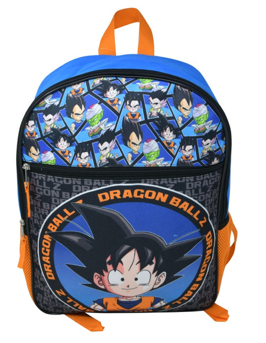 Dragon Ball Z 16" Backpack with 1 front pocket