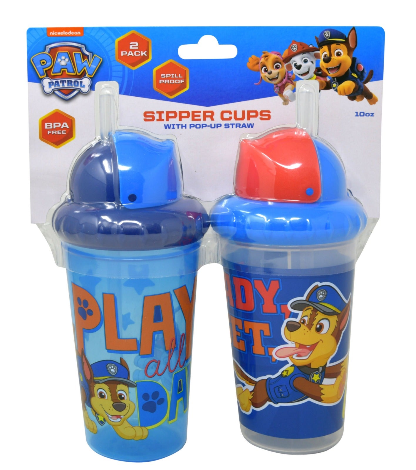 Paw Patrol 2pk Straw Sipper Cup