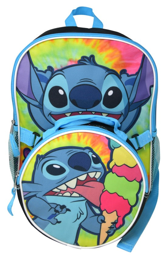 Stitch 16" Backpack with Lunch Bag