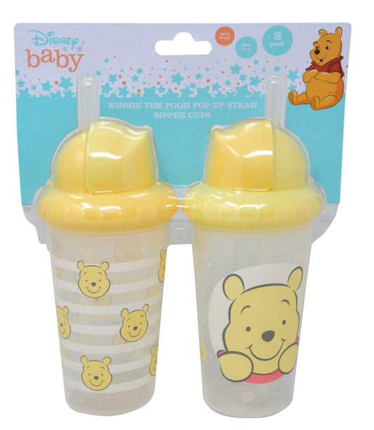 Pooh 2pk Straw Sipper Cup