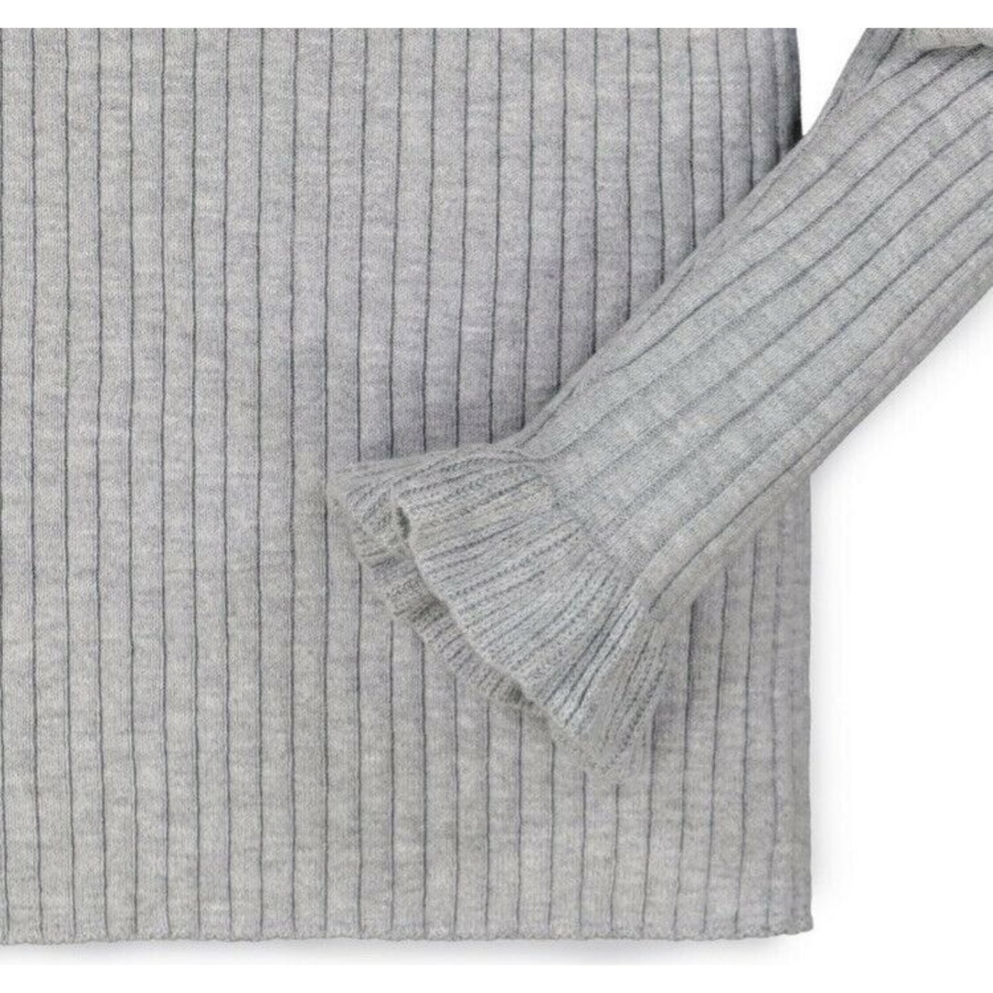 hope & henry kids Regular Fit long sleeve crew pullover sweater Gray XS