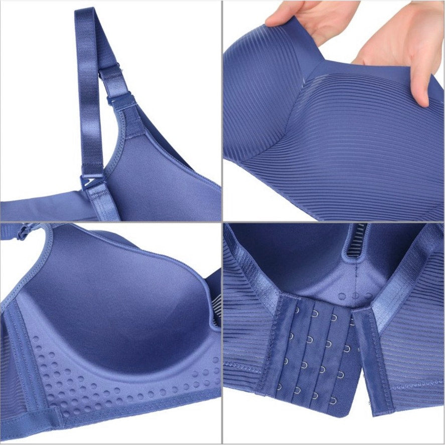 Agnes Orinda Women Plus Size Bras Lace Full Figure PushUp Wirefree Everyday Bra