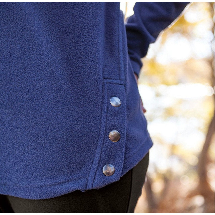Aventura Clothing Women's Standard fit long Sleeve Libby Fleece Twilight blue M