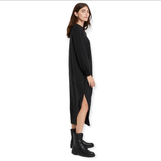 Women's Long Sleeve High Slit Knit Dress - Who What Wear 1X