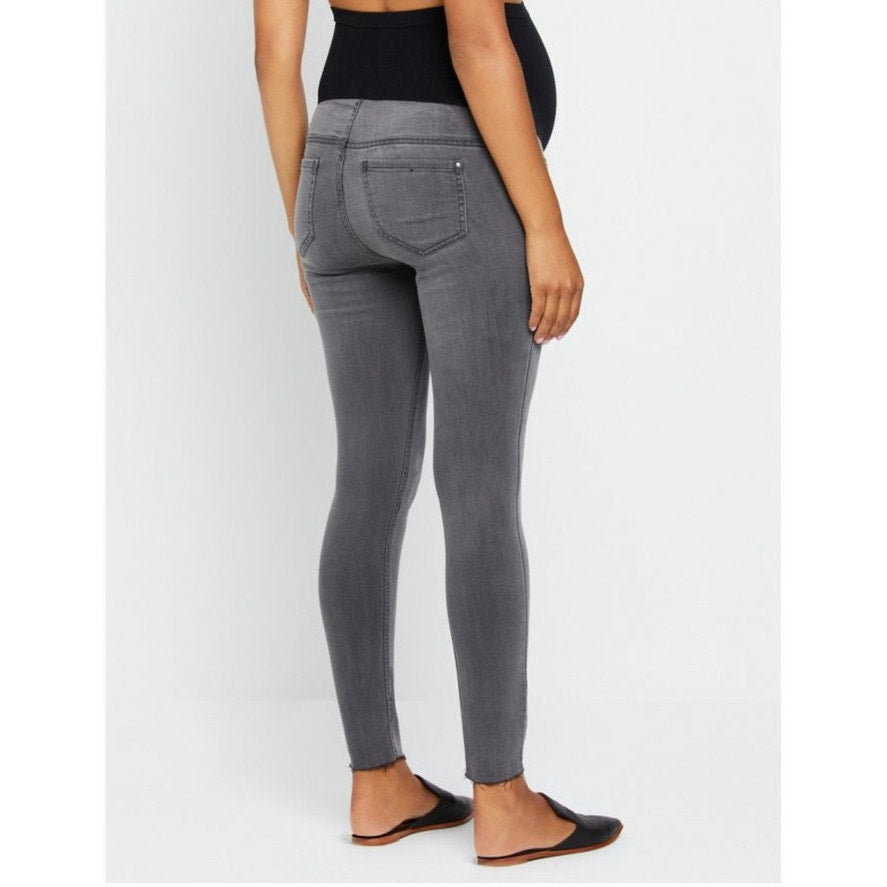 Motherhood Maternity | Indigo Blue Secret Fit Belly Skinny Maternity Ankle Jeggings