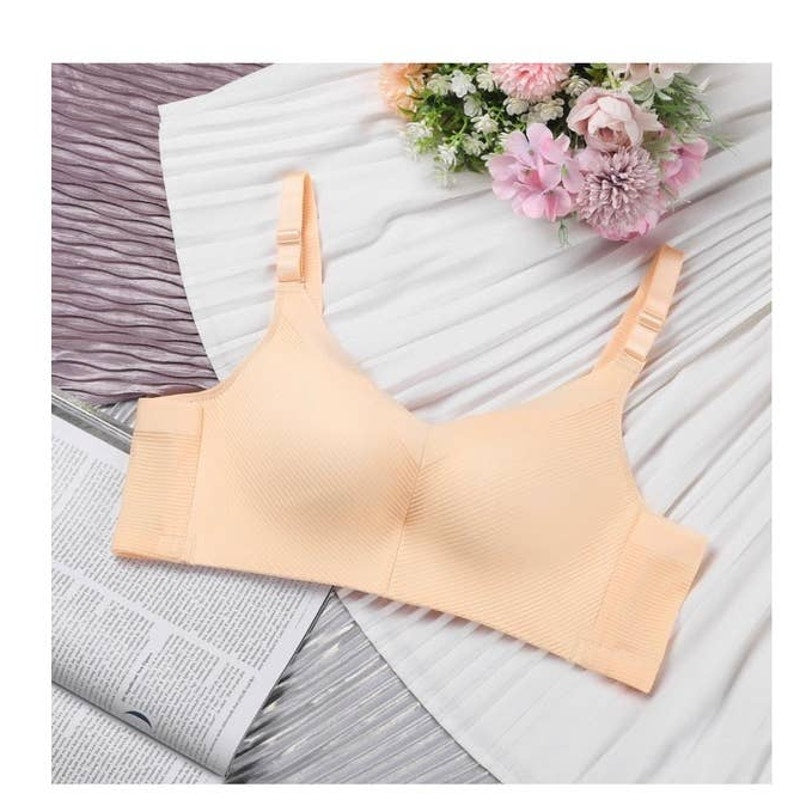 Agnes Orinda Women Plus Size Bras Lace Full Figure PushUp Wirefree Everyday Bra