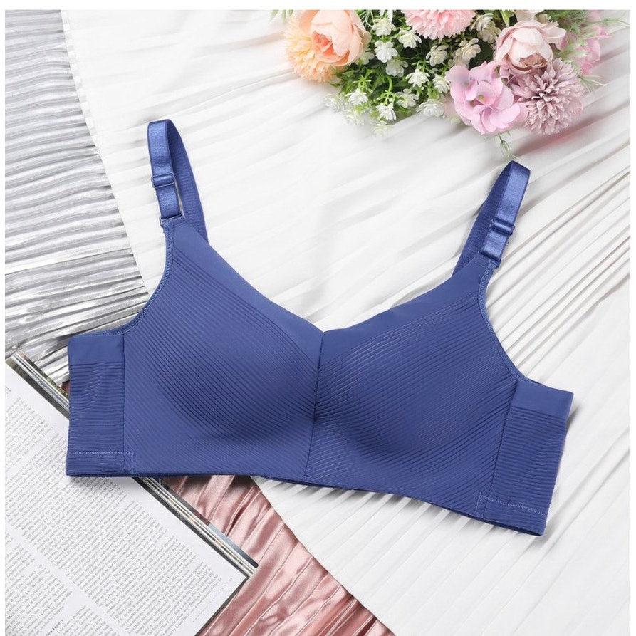 Agnes Orinda Women Plus Size Bras Lace Full Figure PushUp Wirefree Everyday Bra