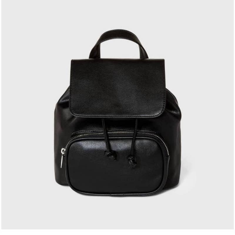 9" Mini Flap Backpack - Wild Fable™ Black